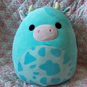 Tuluck Squishmallow - 16” Ultra Rare Blue Cow Squishmallows Plush